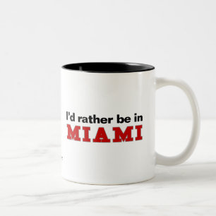 Tasse 2 Couleurs Je serais plutôt à Miami