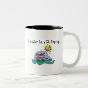 Tasse 2 Couleurs Je serais plutôt avec PopPop
