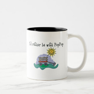Tasse 2 Couleurs Je serais plutôt avec PopPop