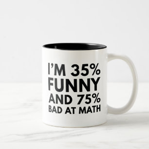 Tasse 2 Couleurs Je suis 35% drôle