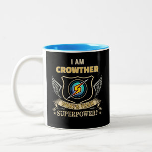 Tasse 2 Couleurs Je Suis CROWTHER Quel Est Votre Superpouvoir