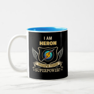 Tasse 2 Couleurs Je Suis HERON Quel Est Votre Superpouvoir