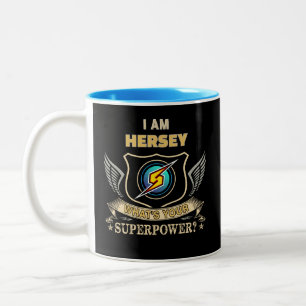 Tasse 2 Couleurs Je Suis HERSEY Quel Est Votre Superpouvoir