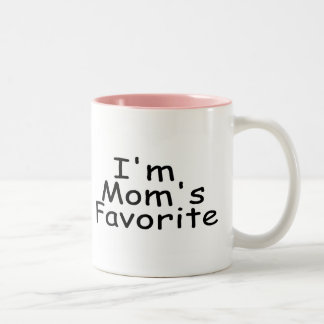 Tasse 2 Couleurs Je suis le favori de la maman