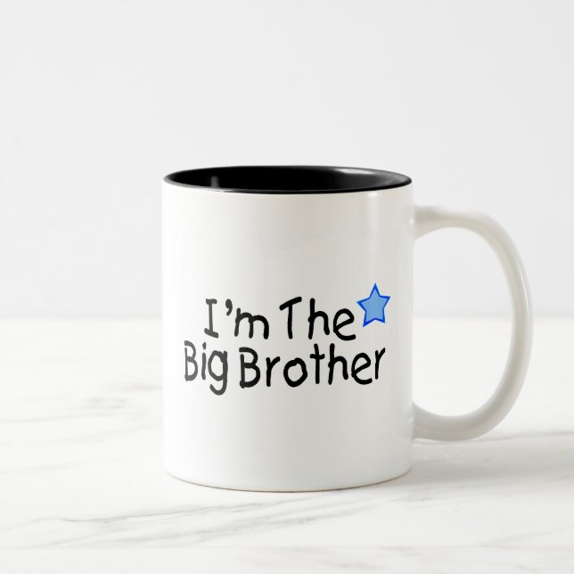 Tasse 2 Couleurs Je suis le frère (Droit)