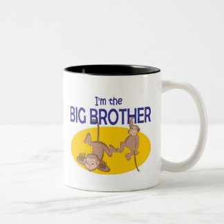 Tasse 2 Couleurs Je suis le singe de frère