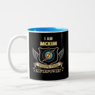Tasse 2 Couleurs Je suis MCKIM Quel est votre superpouvoir