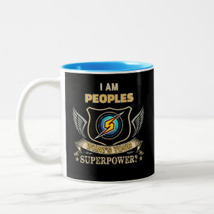 Tasse 2 Couleurs Je Suis PEOPLES Quel Est Votre Superpouvoir