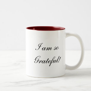 Tasse 2 Couleurs Je suis soGrateful ! , Je suis soGrateful !