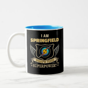 Tasse 2 Couleurs Je suis SPRINGFIELD Quel est votre super-pouvoir