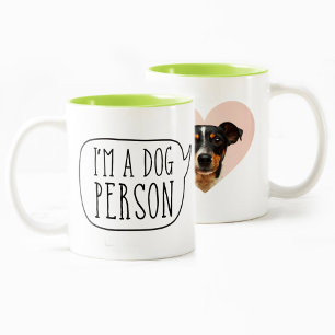 Tasse 2 Couleurs Je suis un chien   Personnalisé Ajouter votre phot