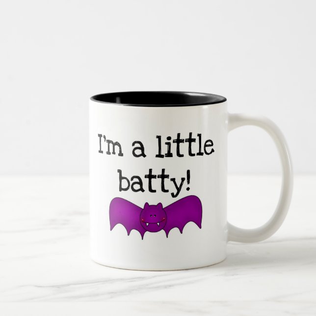Tasse 2 Couleurs Je suis un petit Batty (Droit)