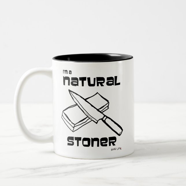 Tasse 2 Couleurs Je suis un Stoner naturel (Gauche)
