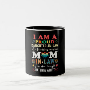 Tasse 2 Couleurs Je Suis Une Fier Fille En Droit De Frapper Étonnan