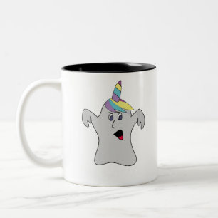 Tasse 2 Couleurs Je suis une licorne fantôme mignonne Boonicorn