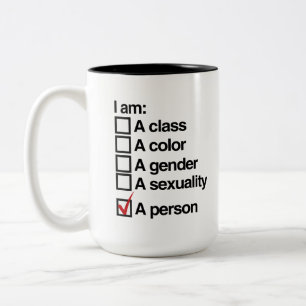 Tasse 2 Couleurs Je suis une personne (classe)