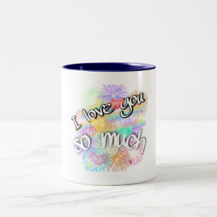 Tasse 2 Couleurs Je t'aime