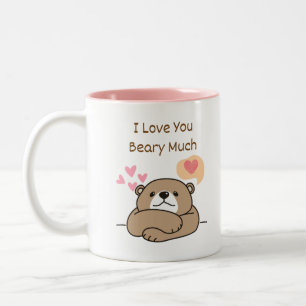 Tasse 2 Couleurs Je t'aime beary beaucoup 