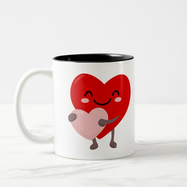 Tasse 2 Couleurs Je t'aime Bébé (Gauche)