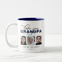 Je t'aime grand-père/papy/autre 3 Photo Texte pers