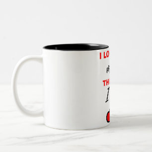 Tasse 2 Couleurs Je T'Aime Plus ! La fin. J'ai gagné ! Noir