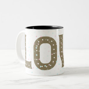 Tasse 2 Couleurs Je t'aime tellement mon amour