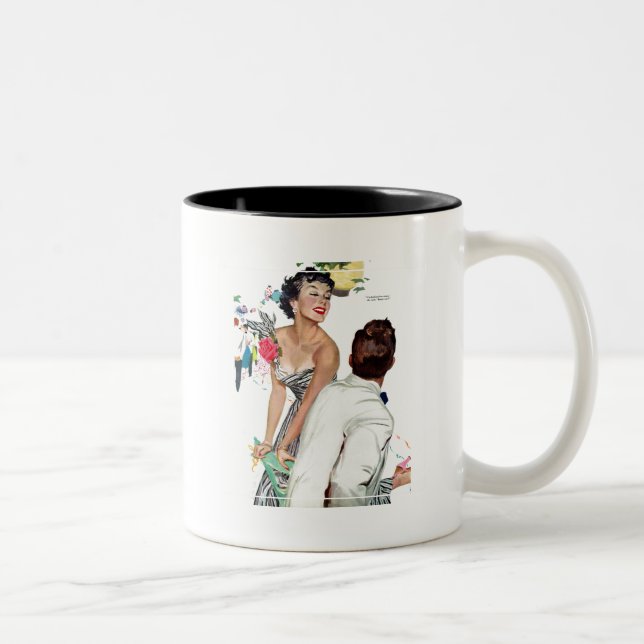 Tasse 2 Couleurs Je veux un homme 2 (Droit)