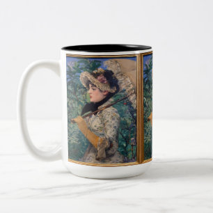 Tasse 2 Couleurs Jeanne (Printemps) par Édouard Manet