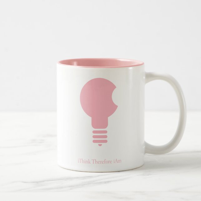 Tasse 2 Couleurs JePense donc JeSuis (Droit)