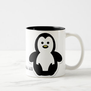 Tasse 2 Couleurs Jésus aime le -Pingouin