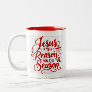 Tasse 2 Couleurs Jésus est la raison de la Saison