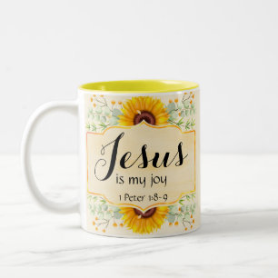 Tasse 2 Couleurs Jésus est ma Joie