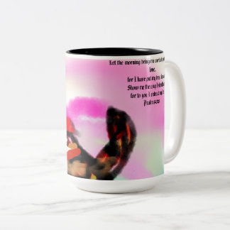 Tasse 2 Couleurs jésus ici