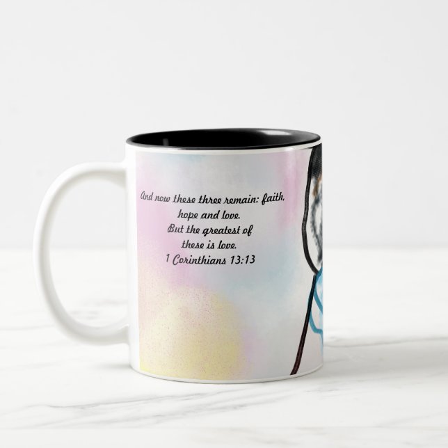 Tasse 2 Couleurs Jésus tout (Gauche)
