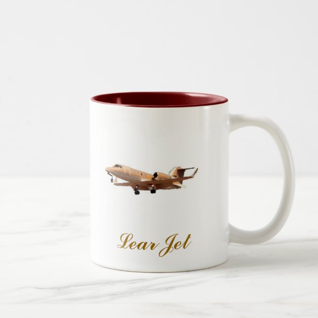 Tasse 2 Couleurs Jet de Lear chez LAX PROPRE, jet de Lear (Droit)