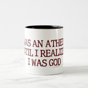 Tasse 2 Couleurs J'étais un athée