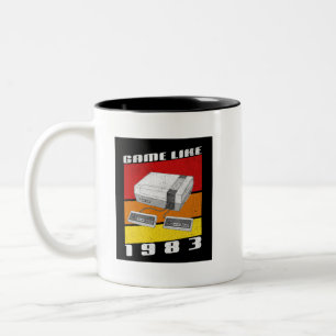 Tasse 2 Couleurs Jeu comme 1983, jeu vidéo rétro