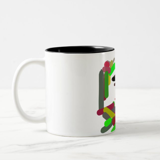 Tasse 2 Couleurs Jeu d'automne renard (Gauche)