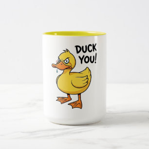 Tasse 2 Couleurs Jeu de mots de canard