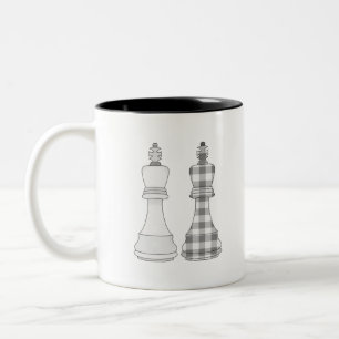 Tasse 2 Couleurs Jeu d'échecs