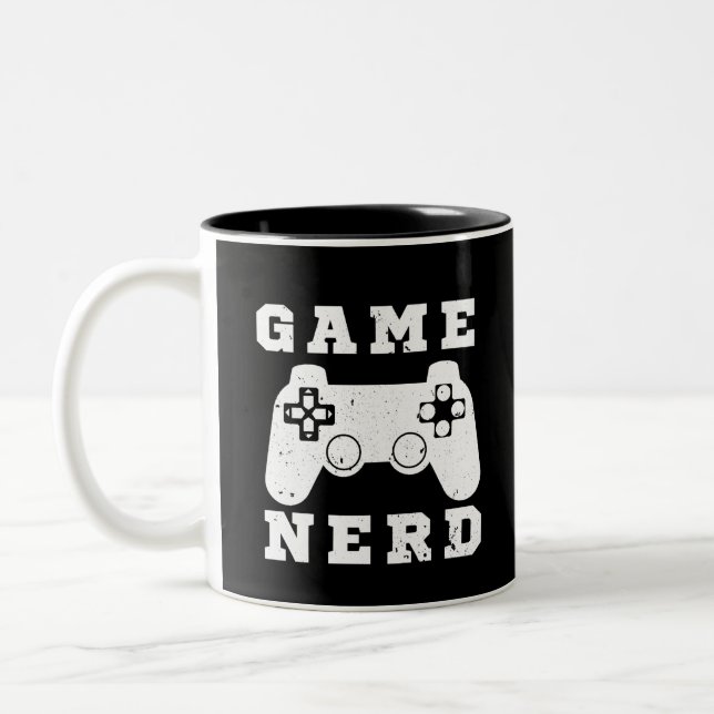 Tasse 2 Couleurs Jeu Nerd (Gauche)