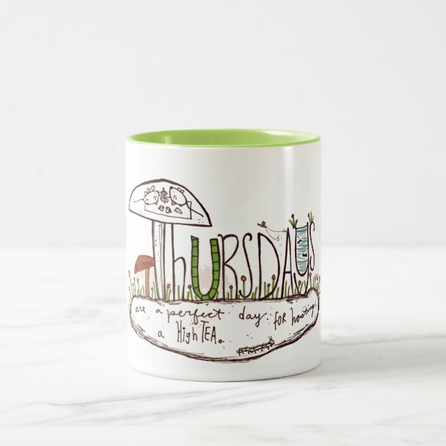 Tasse 2 Couleurs Jeudi (Centre)