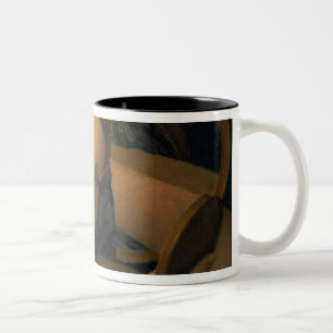 Tasse 2 Couleurs Jeune femme à sa toilette