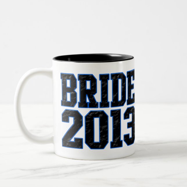 Tasse 2 Couleurs Jeune mariée 2013 (Gauche)