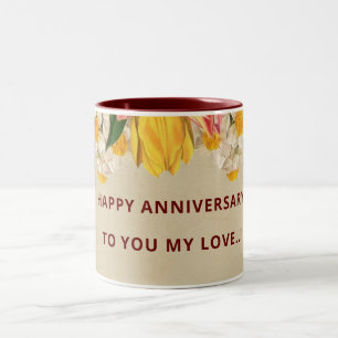 TASSE 2 COULEURS JEUX ANNIVERSAIRE À VOUS MON AMOUR