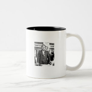 TASSE 2 COULEURS JIMMY HOFFEE, LA VIE EST COMME LA MAFIA