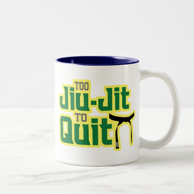 Tasse 2 Couleurs Jiu-Jitsu (Droit)