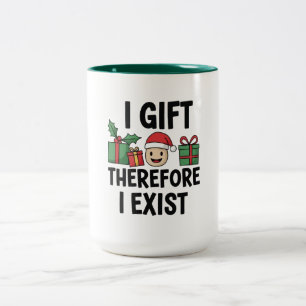 Tasse 2 Couleurs J'offre donc je suis Noël