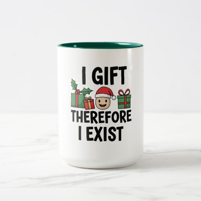 Tasse 2 Couleurs J'offre donc je suis Noël (Centre)