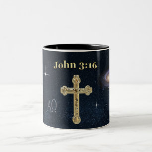 Tasse 2 Couleurs John 3:16